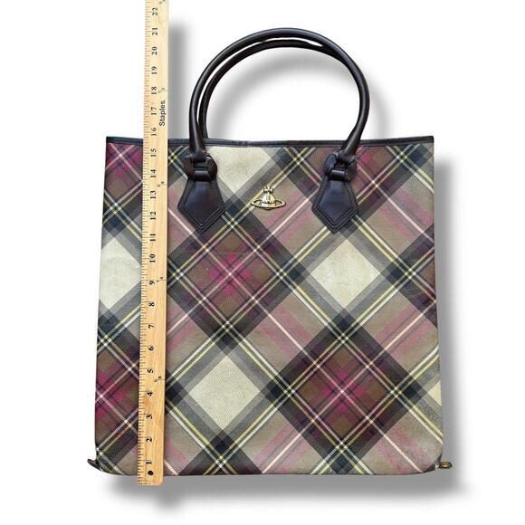 Vivienne Westwood Plaid Tote Bag - Picture 4 of 7